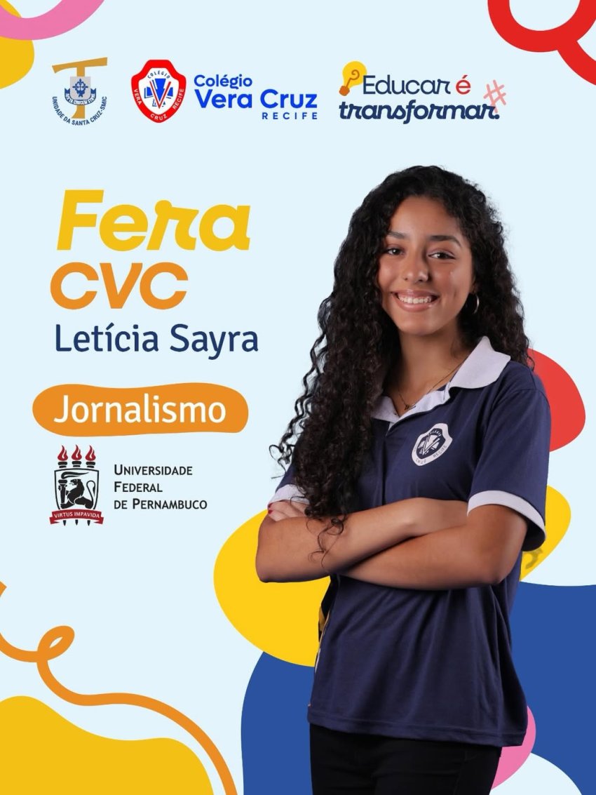 Parabéns para nossa Fera, Letícia Sayra!