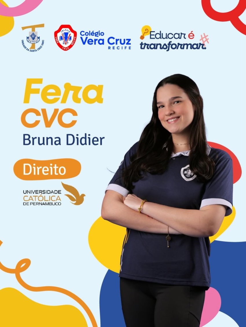 Parabéns para nossa Fera, Bruna Didier!