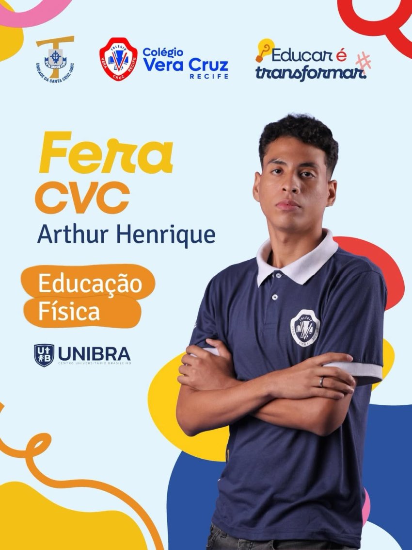 Parabéns para nosso Fera, Arthur Henrique!