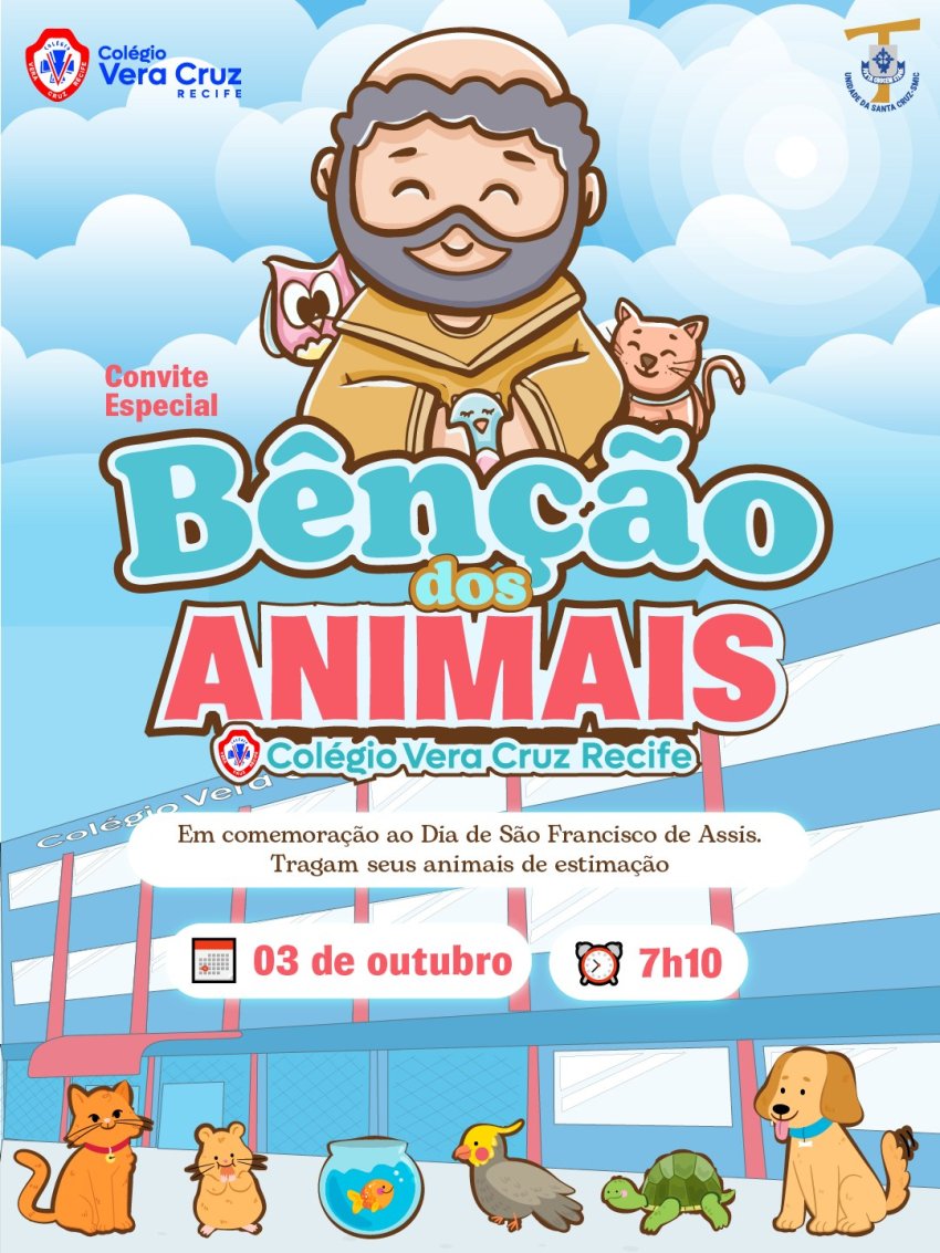 Convite Especial - Bênção dos Animais