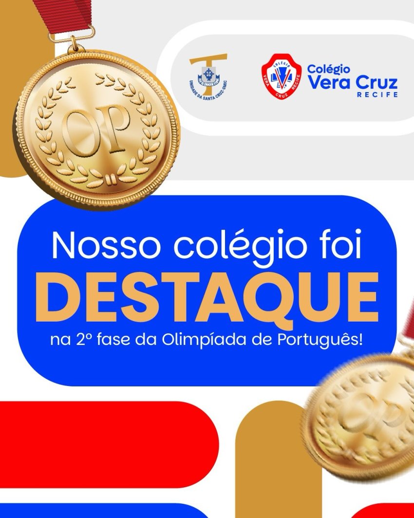 Nosso colégio foi DESTAQUE na 2ª fase da Olimpíada de Português!